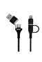 Versatile cable with a practical 4-in-1 design