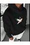 Syria Freedom Dove Printed Hooded Hoodie