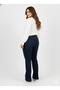 715-Plus Size Flared Stretch Denim Pants - 4
