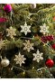 Christmas Tree Snowflake Ornament (Set of 10) - Decorative New Year Ornaments - 2
