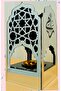 Luxurious acrylic Incense Burner that can stand on a table with choice to customize it with name