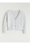 Lcw Kids Gray V-Neck Girls' Knitwear Cardigan - 2