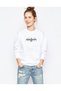 Jahreszeiten Germany Black Metal Heavy Metal Printed White Women's Knitted Sweatshirt Long Sleeve