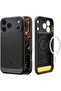 Rugged Armor MagFit designed for iPhone 17 Pro MAX case [MagSafe compatible] - Matte Black