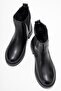 Women's Stone Stone Boots Black Skin - 5