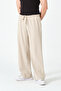 Oversized Wide Leg 4 Seasons Men's Beige Trousers S-12Xl