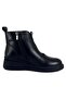 5068 Genuine Leather Daily Women's Boots-Black - 3
