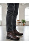 460 Coffee Men's Daily Light Sole Oil Leather Boots Orthopedic Lace-Up Boots