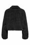 Women's Black Plush Onldana Faux Fur Jacket 15348987-Black - 3