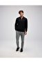 Em601-Bk-Black-Polo Sweatshirt - 2