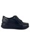 505 Genuine Leather Women's Casual Shoes-Black - 2