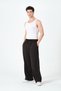 Very Loose Fit Wide Leg 4 Seasons Bitter Brown Men's Trousers - 3