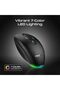 Flixi Triple Mode Wireless Mouse with Bluetooth 5.1, Dual 2.4GHz USB-A & USB-C Dongles, 800/1200/1600 DPI, Silent Clicks, 500mAh Battery, 7-Color LED, Type-C Charging, 10m Range - 8