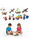 Masterflakes Educational Locked Discs Stem Training Compatible 5 Colors and 300 Pieces Building Toy Set - 7