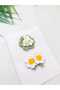 Floral Hair Clip for Babies with Less Hair, Set of 2, Handmade Organic Baby Gift, Newborn Baby Hair Clip - 3