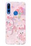 Huawei Y9 Prime (2019) Compatible Cute Rabbits Printed Silicone Case