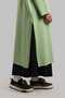 Cotton Tunic Above Skirt - Clover Green - 2