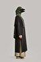 Cotton Tunic Above Skirt - Black - 8
