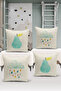 4-Piece Throw Pillow Cover Set Kids Baby Room Digital Printed