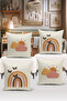 4-Piece Throw Pillow Cover Set Kids Baby Room Digital Printed