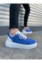 Jy010 Cloud Lace-Up Suede Men's Casual Sneaker Shoes Sbt - Blue/White