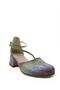 773 Girls' Colorful Glitter Heeled Evening Dress Shoes - 2