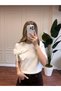 Ribbon Detailled Sweater - Ecru - 3