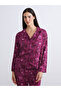 Esvab • Modern & Distinctive Petite Shirt Roba Collar Floral Women's Pajama Set - 2