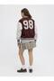 Women’s Red Jxessi College Bomber Jacket Otw Ln 12285786-Cabernet - 3