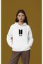 Bts Bangtan Boys K-Pop Printed 100% Cotton Soft Texture Bicycle Neckline Young Sweatshirt - 2