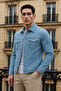 سترة جينز رجالية يومية موسمي Premium Trend B.Blue - 3
