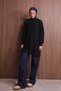 Women's Crew Neck Diamond Pattern Soft Knitwear Tunic 3127 - 6