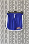 No Fear Printed Piped Detail Jersey Sports Training Shorts