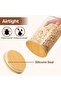 950 ml Storage Jars with Lid, Set of 6, Airtight Glass Jars with Bamboo Lids - 7