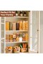 Airtight Glass Storage Canisters with Bamboo Lids, 37oz, Clear, Set of 4 - 5