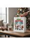 3-Piece White Twist Handle Paper Gift Bag – Merry Christmas New Year Themed with Label (8X18X24 cm) - 4