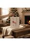 3-Piece White Twist Handle Paper Gift Bag – Snowman Christmas Themed with Label (8X18X24 cm) - 3