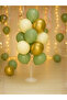 Mold Green Balloon Set 20 Pieces & 7 Balloon Stands