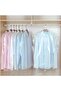 Wardrobe Interior Hanging Rack with Slots 60X90Cm Dry Cleaning - Transparent Storage Nylon for Inside the Wardrobe (10Pcs) - 3