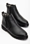 Men's Black Comfortable Fur-Lined Cold and Waterproof Guaranteed Rubber Non-Slip Sole Casual Boots - 6