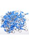 Insulated Electrical Terminal Ring Type 10mm - Blue, 100B/Set - 2