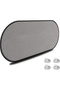 Car Rear Window Sunshade Curtain – Foldable Car Sunscreen Curtain with Suction Cups for Inside the Vehicle