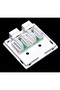 Double UTP Socket 2 x 8P8C/CAT5 - 3