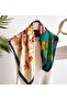 Bohemian Flowers, Sun Protection, Windproof, Double Sided Printed , Scarf, Scarf 70X70 - 5