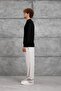 Men's Knitwear Mrk Cycling Collar Knit Black Oversize Knitwear Fabric - 5