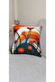 3D Digital Printed Set of 2 Modern Decorative Throw Pillow Covers Single Sided 43X43 cm - 8