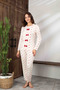 Soft Fabric Women's Pajama Set Mother Daughter Matching Pajama Set - 5