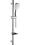 Elektra Shower Head & Kit –Rectangular 61cm head Shower, Soap Dish & Hose, EPDM Inner Pipe