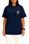 Oversized Virgo Zodiac - Astrology Pocket and Back Design Unisex T-Shirt - 3