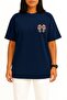 Oversized Gemini Zodiac Sign - Astrology Pocket and Back Design Unisex T-Shirt - 3